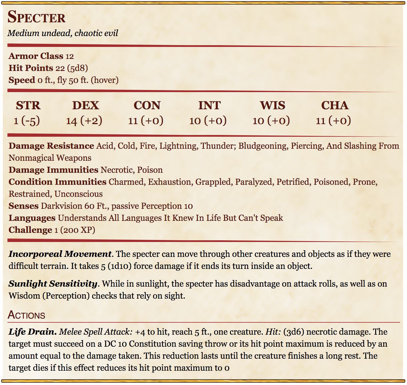 Specter Statblock.png